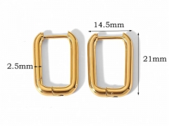 HY Wholesale Jewelry Popular Earrings 316L Stainless Steel Earrings Jewelry-HY0158E0248