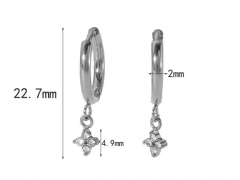 HY Wholesale Jewelry Popular Earrings 316L Stainless Steel Earrings Jewelry-HY0158E0351