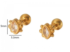 HY Wholesale Jewelry Popular Earrings 316L Stainless Steel Earrings Jewelry-HY0158E0465