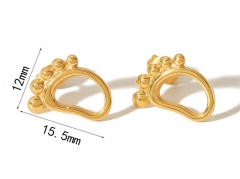 HY Wholesale Jewelry Popular Earrings 316L Stainless Steel Earrings Jewelry-HY0158E0509