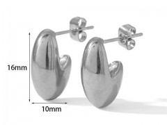 HY Wholesale Jewelry Popular Earrings 316L Stainless Steel Earrings Jewelry-HY0158E0463