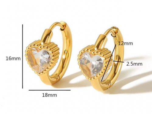 HY Wholesale Jewelry Popular Earrings 316L Stainless Steel Earrings Jewelry-HY0158E0662