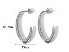 HY Wholesale Jewelry Popular Earrings 316L Stainless Steel Earrings Jewelry-HY0158E0373