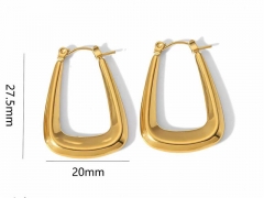 HY Wholesale Jewelry Popular Earrings 316L Stainless Steel Earrings Jewelry-HY0158E0457