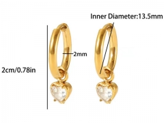 HY Wholesale Jewelry Popular Earrings 316L Stainless Steel Earrings Jewelry-HY0158E0402