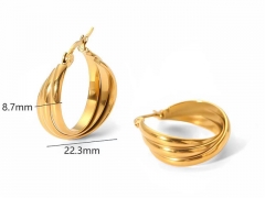 HY Wholesale Jewelry Popular Earrings 316L Stainless Steel Earrings Jewelry-HY0158E0593