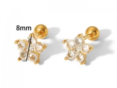 HY Wholesale Jewelry Popular Earrings 316L Stainless Steel Earrings Jewelry-HY0158E0388