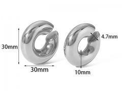 HY Wholesale Jewelry Popular Earrings 316L Stainless Steel Earrings Jewelry-HY0158E0609