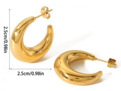 HY Wholesale Jewelry Popular Earrings 316L Stainless Steel Earrings Jewelry-HY0158E0266