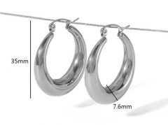 HY Wholesale Jewelry Popular Earrings 316L Stainless Steel Earrings Jewelry-HY0158E0755