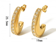 HY Wholesale Jewelry Popular Earrings 316L Stainless Steel Earrings Jewelry-HY0158E0539