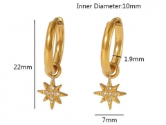 HY Wholesale Jewelry Popular Earrings 316L Stainless Steel Earrings Jewelry-HY0158E0736