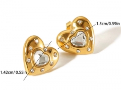 HY Wholesale Jewelry Popular Earrings 316L Stainless Steel Earrings Jewelry-HY0158E0535