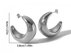 HY Wholesale Jewelry Popular Earrings 316L Stainless Steel Earrings Jewelry-HY0158E0225