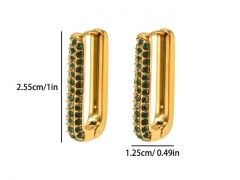 HY Wholesale Jewelry Popular Earrings 316L Stainless Steel Earrings Jewelry-HY0158E0325