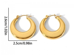 HY Wholesale Jewelry Popular Earrings 316L Stainless Steel Earrings Jewelry-HY0158E0696