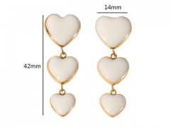 HY Wholesale Jewelry Popular Earrings 316L Stainless Steel Earrings Jewelry-HY0158E0713