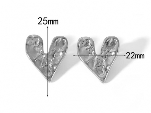 HY Wholesale Jewelry Popular Earrings 316L Stainless Steel Earrings Jewelry-HY0158E0316