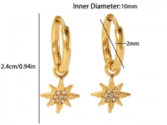 HY Wholesale Jewelry Popular Earrings 316L Stainless Steel Earrings Jewelry-HY0158E0746