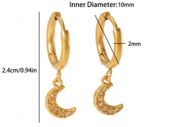 HY Wholesale Jewelry Popular Earrings 316L Stainless Steel Earrings Jewelry-HY0158E0745