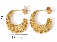 HY Wholesale Jewelry Popular Earrings 316L Stainless Steel Earrings Jewelry-HY0158E0733