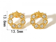 HY Wholesale Jewelry Popular Earrings 316L Stainless Steel Earrings Jewelry-HY0158E0295