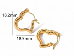 HY Wholesale Jewelry Popular Earrings 316L Stainless Steel Earrings Jewelry-HY0158E0093