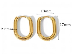 HY Wholesale Jewelry Popular Earrings 316L Stainless Steel Earrings Jewelry-HY0158E0254