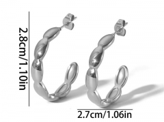 HY Wholesale Jewelry Popular Earrings 316L Stainless Steel Earrings Jewelry-HY0158E0680