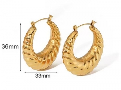 HY Wholesale Jewelry Popular Earrings 316L Stainless Steel Earrings Jewelry-HY0158E0794