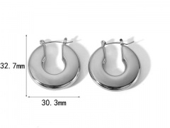 HY Wholesale Jewelry Popular Earrings 316L Stainless Steel Earrings Jewelry-HY0158E0140