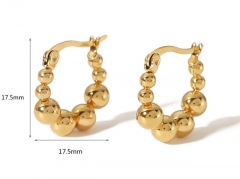 HY Wholesale Jewelry Popular Earrings 316L Stainless Steel Earrings Jewelry-HY0158E0489