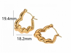 HY Wholesale Jewelry Popular Earrings 316L Stainless Steel Earrings Jewelry-HY0158E0091