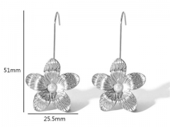 HY Wholesale Jewelry Popular Earrings 316L Stainless Steel Earrings Jewelry-HY0158E0411