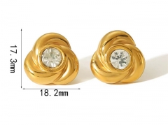 HY Wholesale Jewelry Popular Earrings 316L Stainless Steel Earrings Jewelry-HY0158E0370