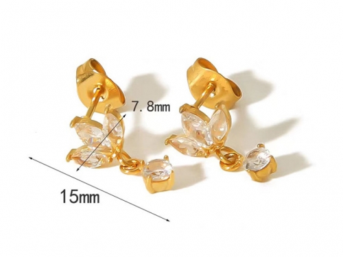 HY Wholesale Jewelry Popular Earrings 316L Stainless Steel Earrings Jewelry-HY0158E0355