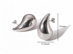 HY Wholesale Jewelry Popular Earrings 316L Stainless Steel Earrings Jewelry-HY0158E0014