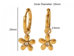 HY Wholesale Jewelry Popular Earrings 316L Stainless Steel Earrings Jewelry-HY0158E0138