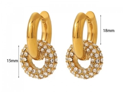 HY Wholesale Jewelry Popular Earrings 316L Stainless Steel Earrings Jewelry-HY0158E0603