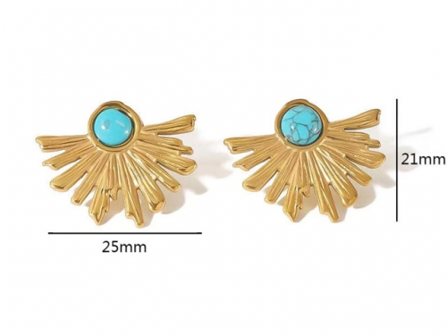 HY Wholesale Jewelry Popular Earrings 316L Stainless Steel Earrings Jewelry-HY0158E0282