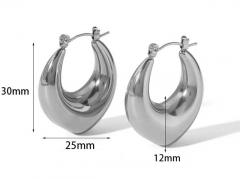 HY Wholesale Jewelry Popular Earrings 316L Stainless Steel Earrings Jewelry-HY0158E0608