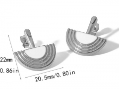 HY Wholesale Jewelry Popular Earrings 316L Stainless Steel Earrings Jewelry-HY0158E0649