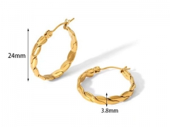 HY Wholesale Jewelry Popular Earrings 316L Stainless Steel Earrings Jewelry-HY0158E0107