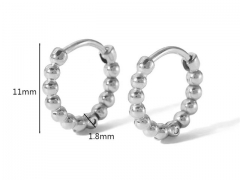 HY Wholesale Jewelry Popular Earrings 316L Stainless Steel Earrings Jewelry-HY0158E0085