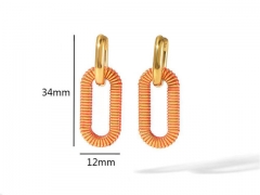 HY Wholesale Jewelry Popular Earrings 316L Stainless Steel Earrings Jewelry-HY0158E0194