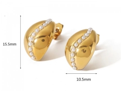 HY Wholesale Jewelry Popular Earrings 316L Stainless Steel Earrings Jewelry-HY0158E0764