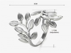 HY Wholesale Popular Rings Jewelry Stainless Steel 316L Rings-HY0159R0100