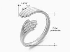 HY Wholesale Popular Rings Jewelry Stainless Steel 316L Rings-HY0159R0638