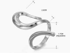 HY Wholesale Popular Rings Jewelry Stainless Steel 316L Rings-HY0159R0171