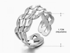 HY Wholesale Popular Rings Jewelry Stainless Steel 316L Rings-HY0159R0762